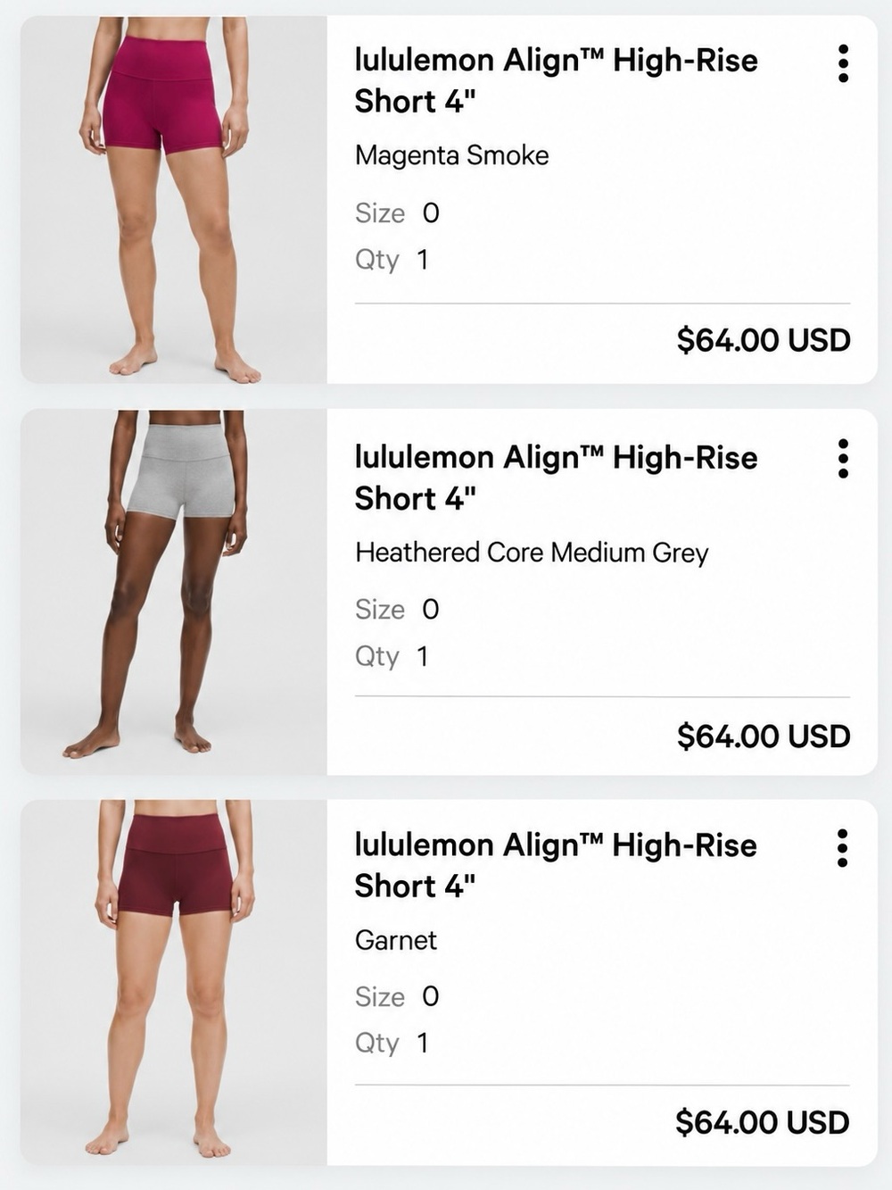 Lululemon Align Shorts